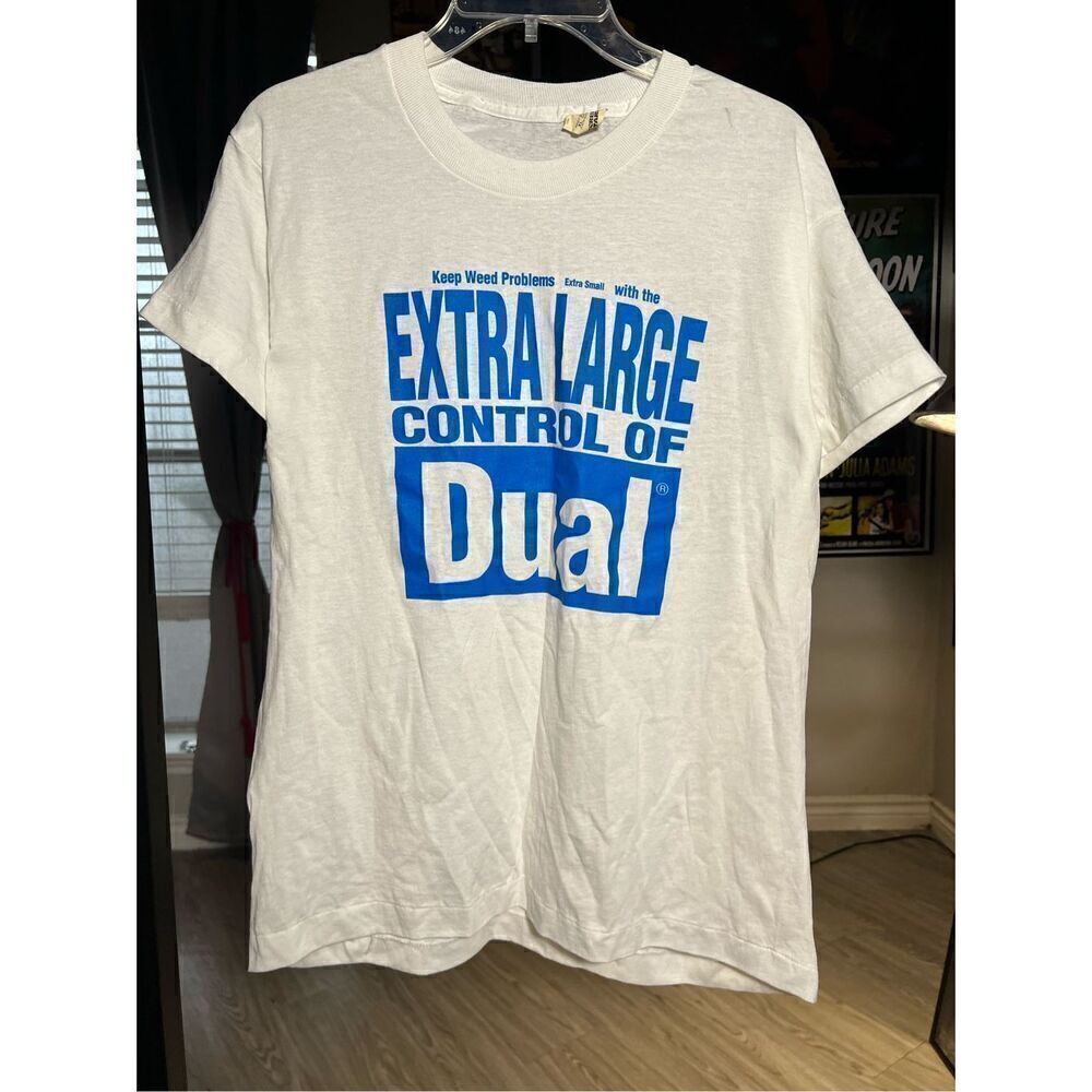 Vintage 80s Dual Brand Use Promo Tee